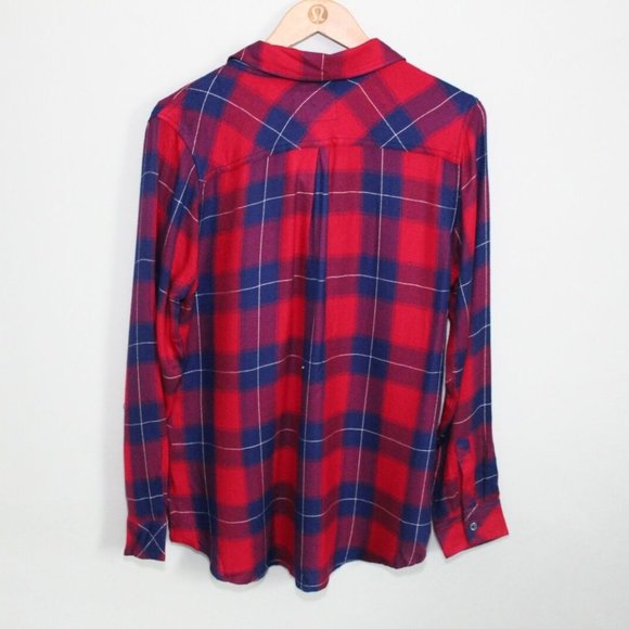 Rails Hunter Plaid Button Up Shirt Hunter H11194 - Picture 3 of 5